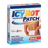 Icy Hot Back & Large Area Pain Relief Patch Medicated Extra Strength Adhesive Pad w/Ointment Left Picture